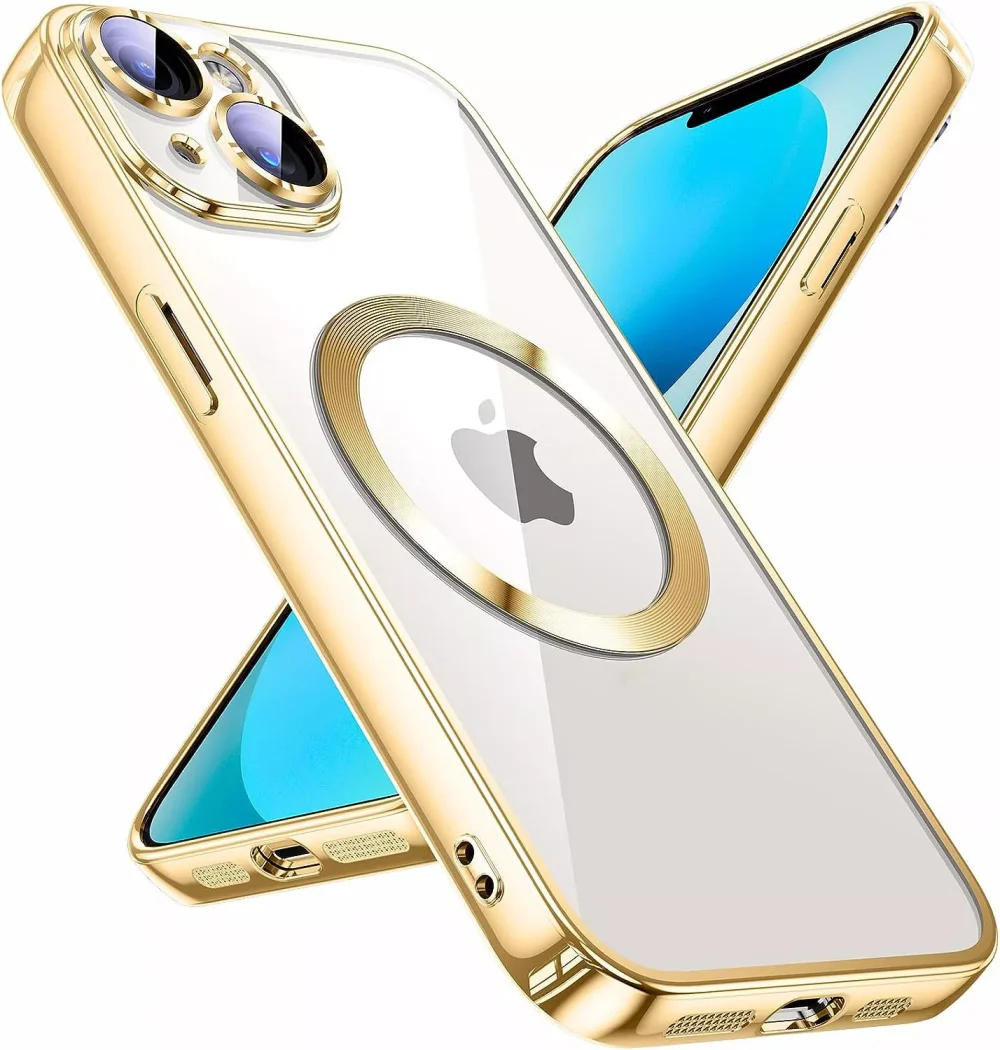 For Apple iPhone 16 15 14 13 12 11 Pro Max Clear Case Slim Plating Mag Cover - Image 2