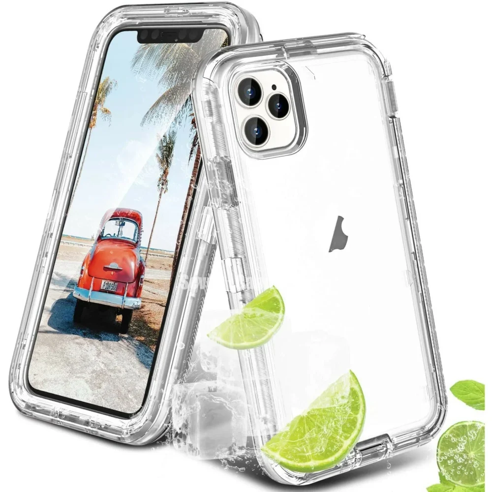 For iPhone 16e 15 14 13 12 11 Pro Max X XR 7 8P SE Shockproof Clear Cover Case