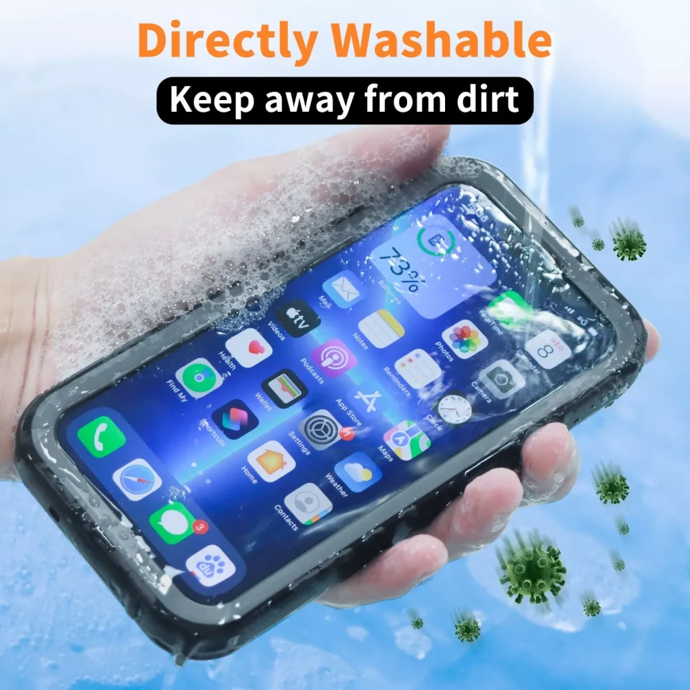 Waterproof Shockproof Phone Case for iPhone 16 14 11 13 12 15 Pro Max 7 8 SE2020 - Image 2