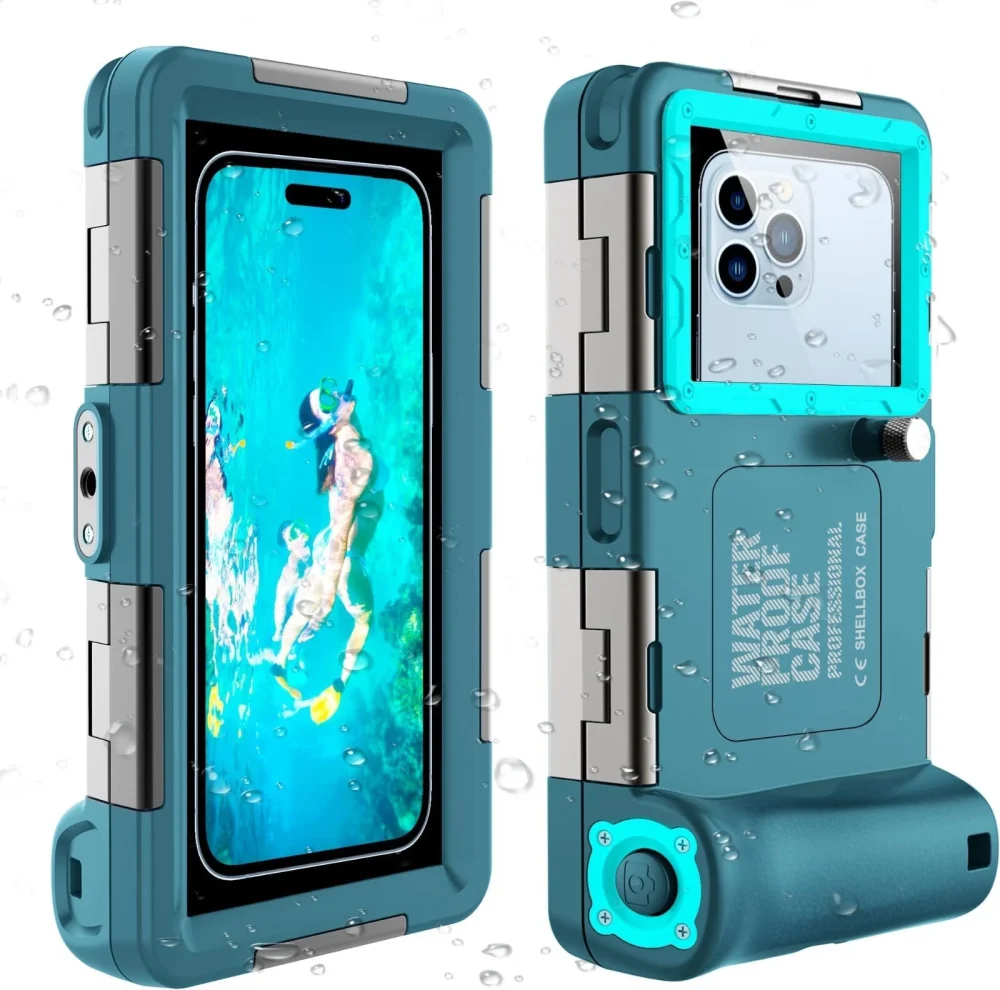 Underwater Snorkeling Diving Phone Case for iPhone 16/15/14/13/12/11Pro Max/XR/X - Image 3